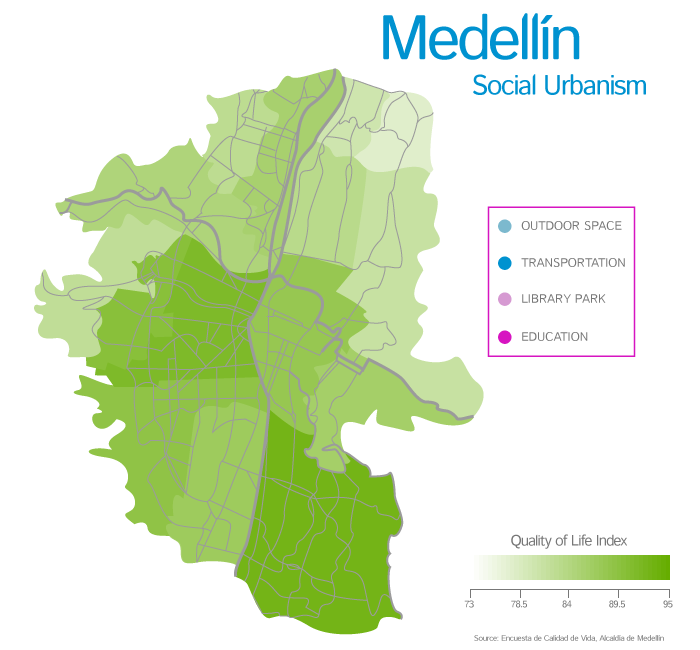 Medellín Map